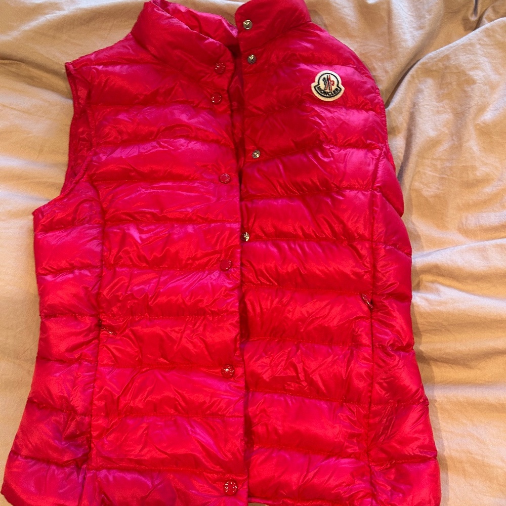 Moncler Vest Hot Pink